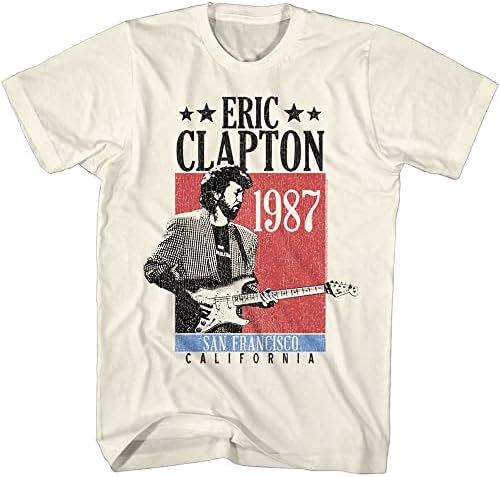 Eric Clapton Musician 1987 San Francisco Concert Adult Short